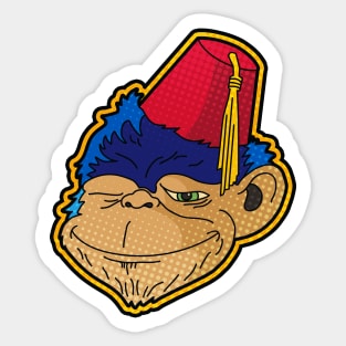 Drunk Chimp Sticker